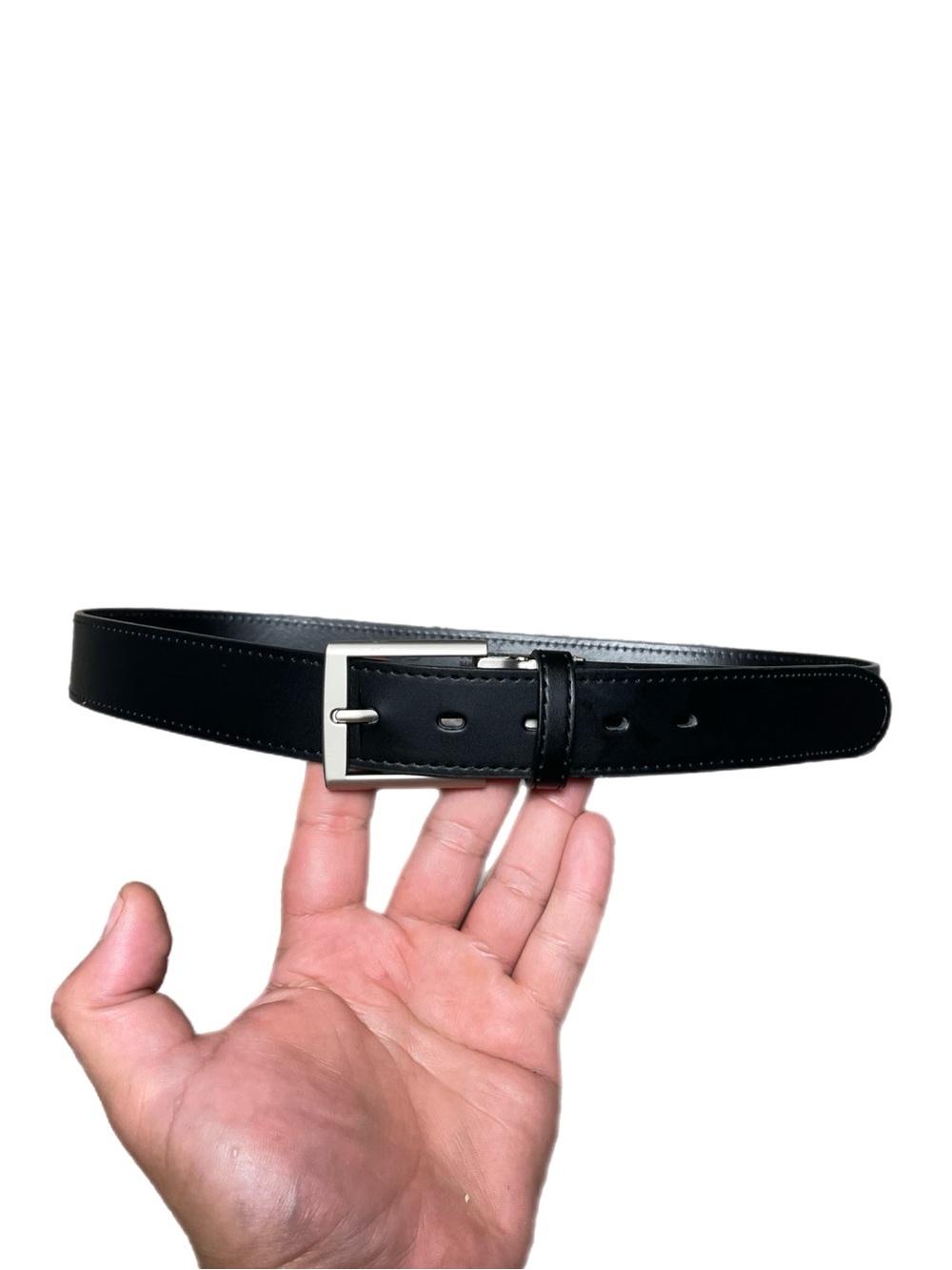 Like New Black Genuine Leather OOBE Men’s Belt
